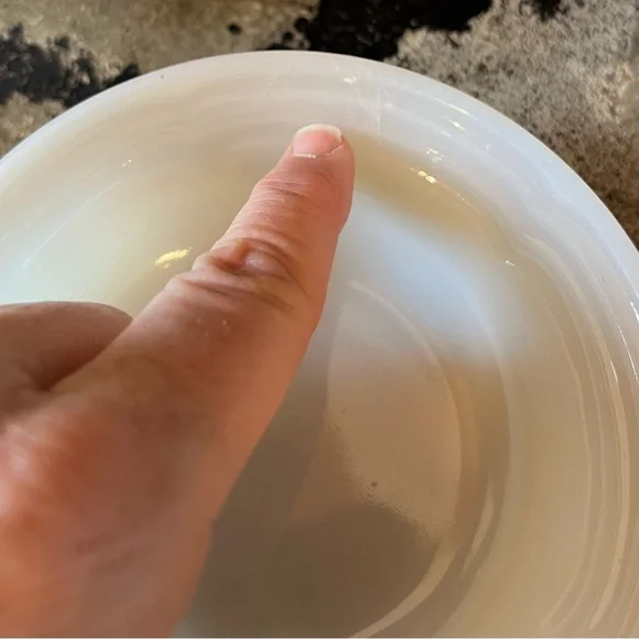 Vintage Fire King Milk Glass White Custard Dessert Bowls Cups Anchor Hocking USA - Picture 7 of 15